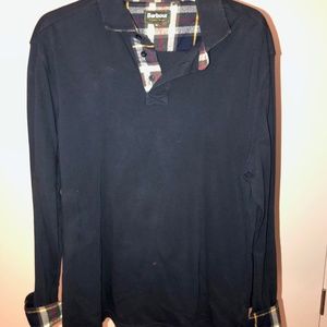 BARBOUR LONG SLEEVE SHIRT WITH PATTERN CUFFS